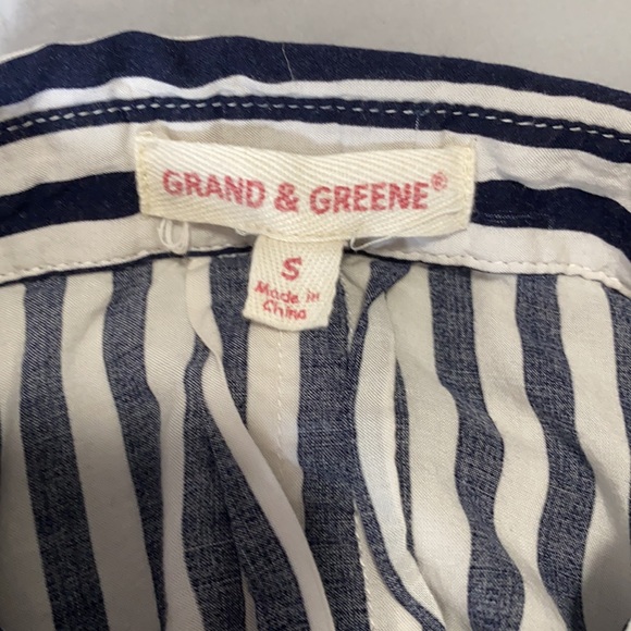Grand & Greene Striped Button Down - Picture 4 of 5